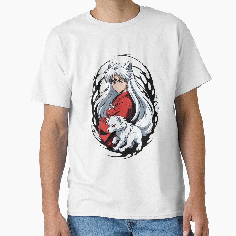 Moonlit Inuyasha Warrior Spirit T-shirt - Image 2