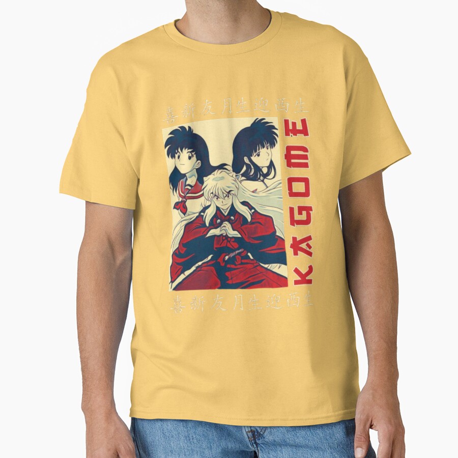 Sesshomaru Silver Hair Demon T-shirt - Image 6