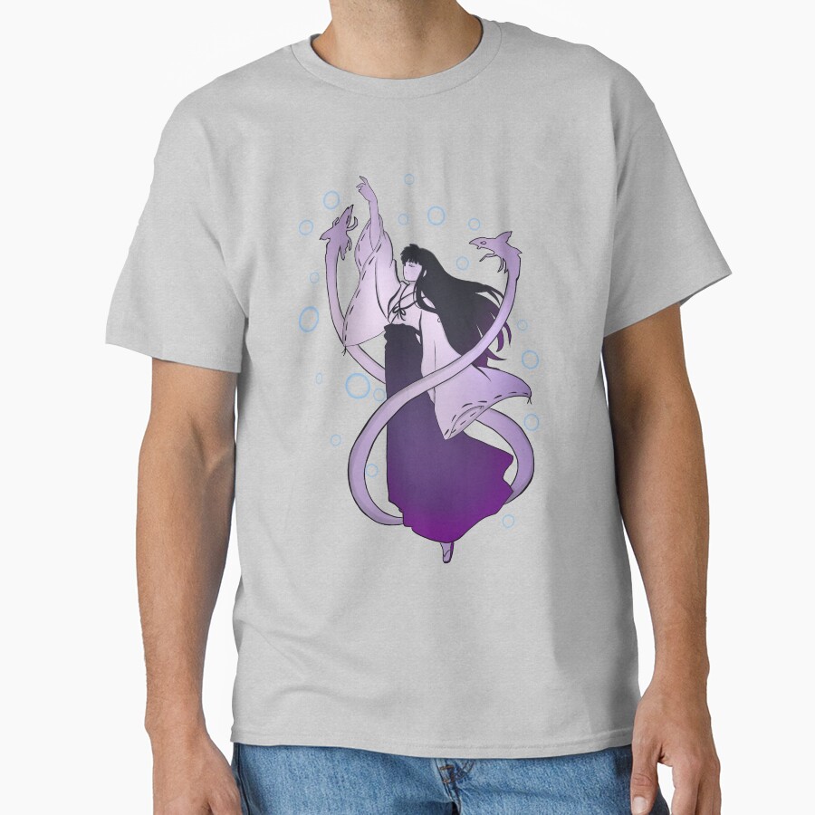 Doodle Miko Kagome T-shirt - Image 4