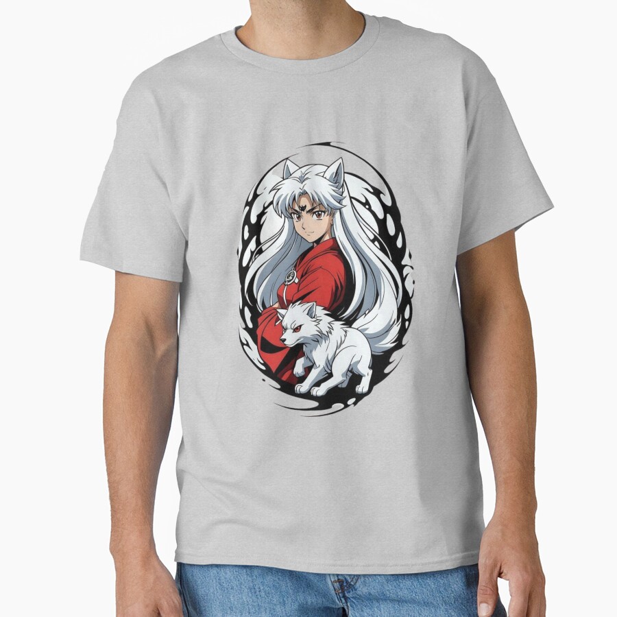 Moonlit Inuyasha Warrior Spirit T-shirt - Image 3