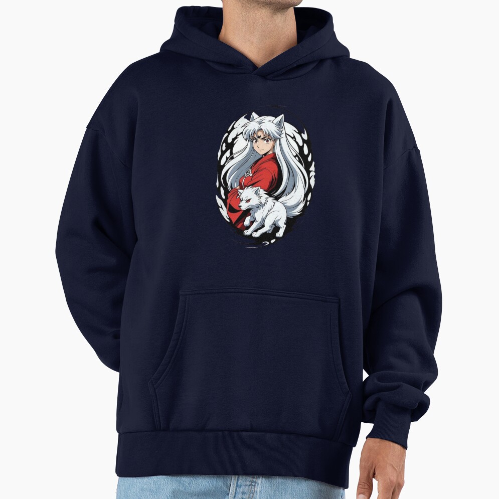 Moonlit Inuyasha Warrior Spirit Hoodie - Image 5