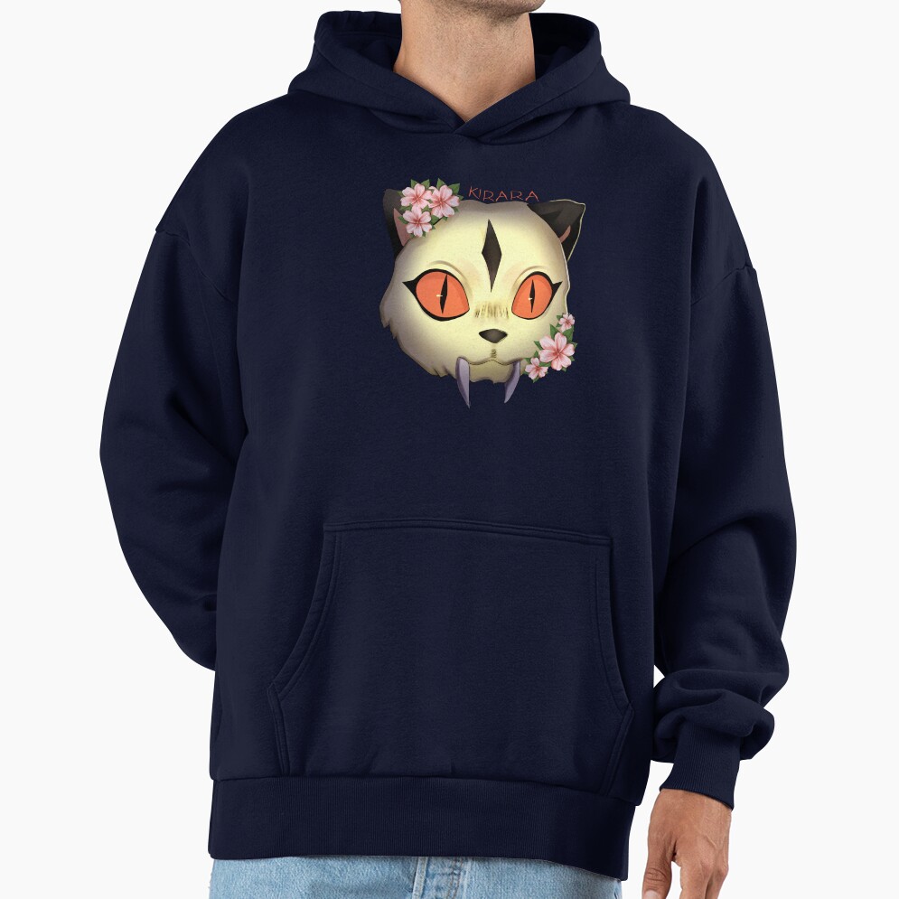 Scribble Kirara Cute Cat With Flowers Hoodie - Image 5