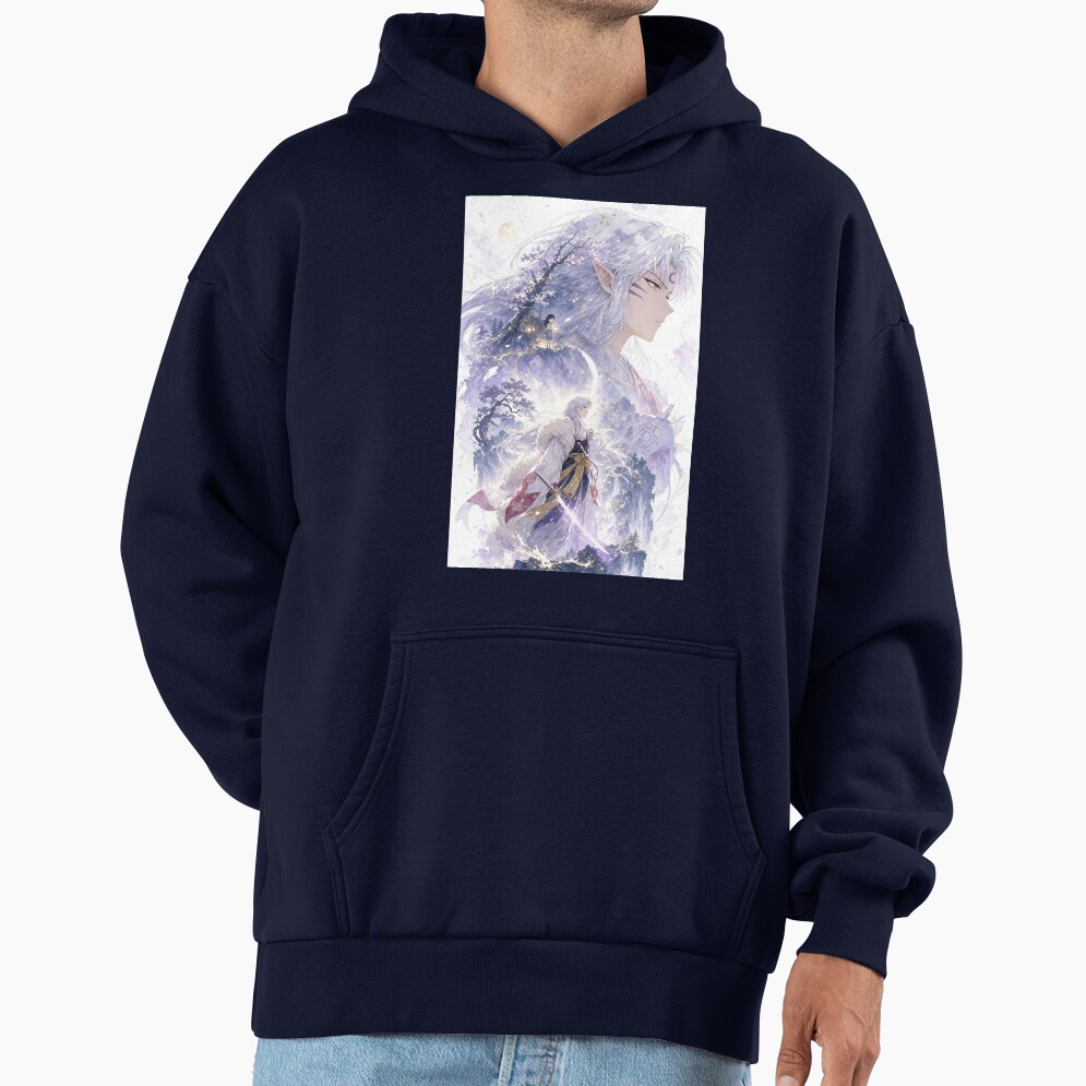 Sesshomaru Moonlit Spirit Guardian Hoodie