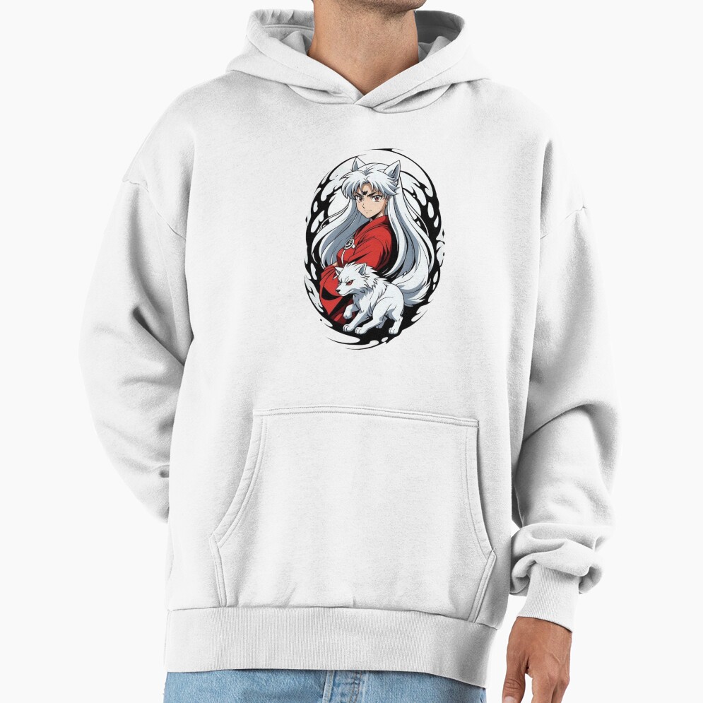 Moonlit Inuyasha Warrior Spirit Hoodie - Image 2