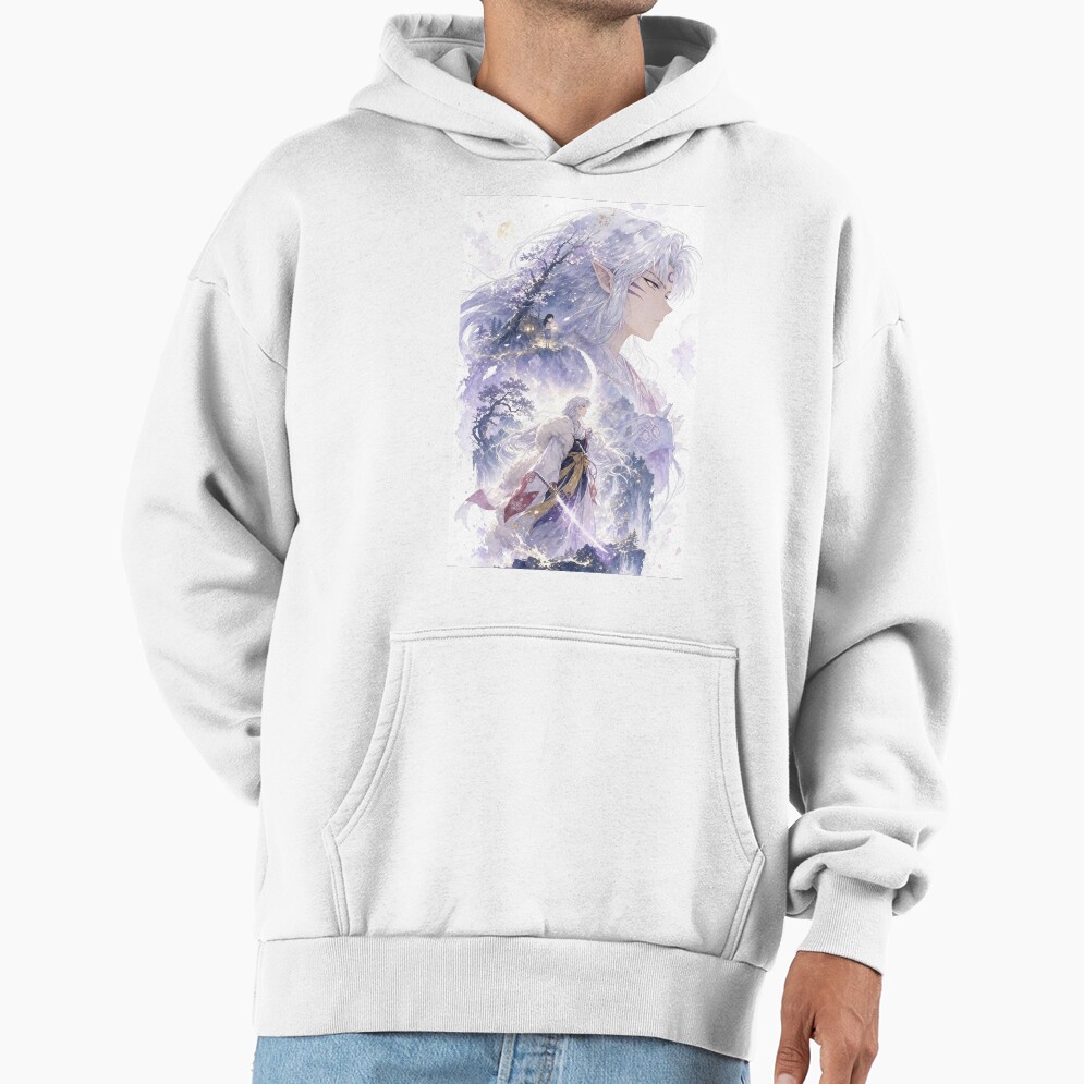 Sesshomaru Moonlit Spirit Guardian Hoodie - Image 2