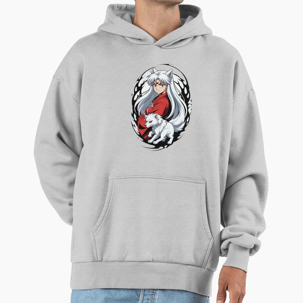 Moonlit Inuyasha Warrior Spirit Hoodie - Image 4