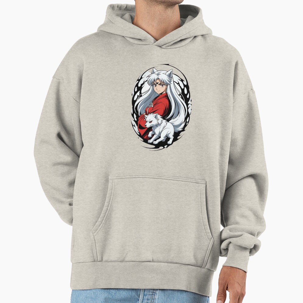 Moonlit Inuyasha Warrior Spirit Hoodie - Image 3