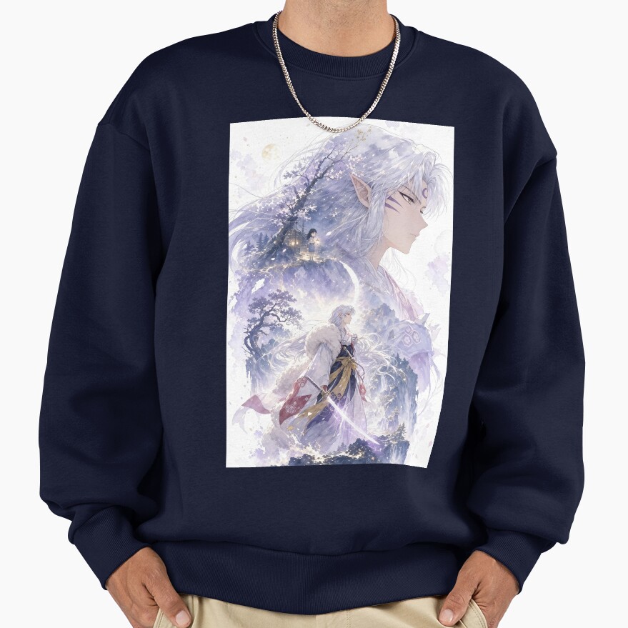 Sesshomaru Moonlit Spirit Guardian Sweatshirt