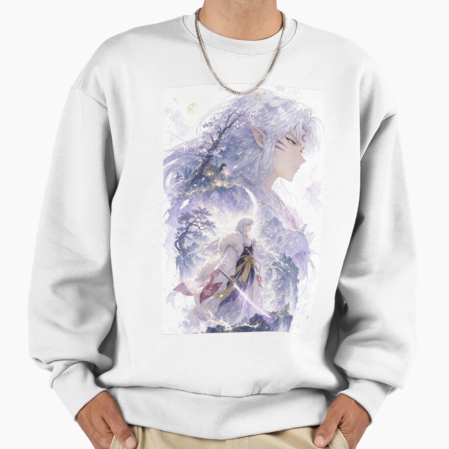 Sesshomaru Moonlit Spirit Guardian Sweatshirt - Image 2