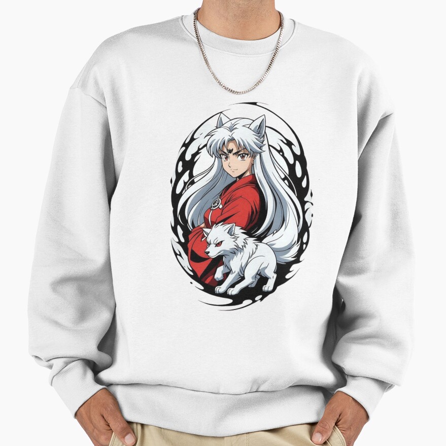 Moonlit Inuyasha Warrior Spirit Sweatshirt - Image 2