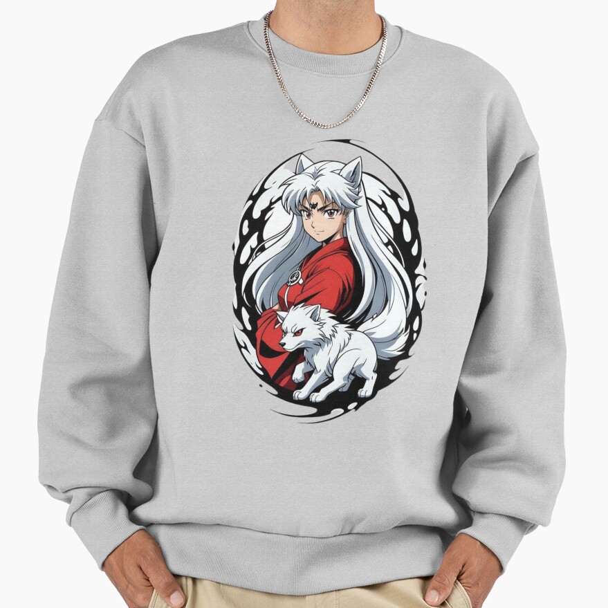 Moonlit Inuyasha Warrior Spirit Sweatshirt - Image 4