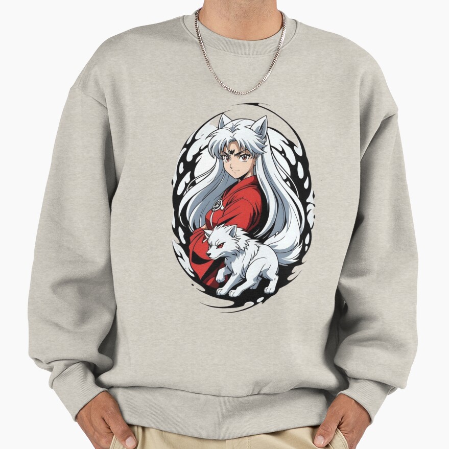 Moonlit Inuyasha Warrior Spirit Sweatshirt - Image 3