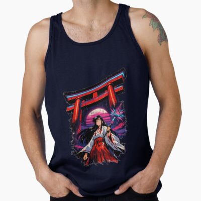 Retro Kagome Shrine Maiden Tank Top