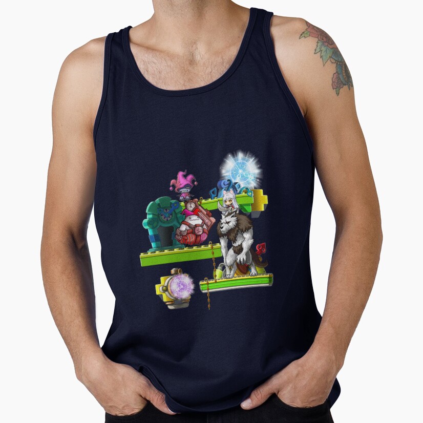Inuyasha Maplestory Retro Adventure Tank Top - Image 5
