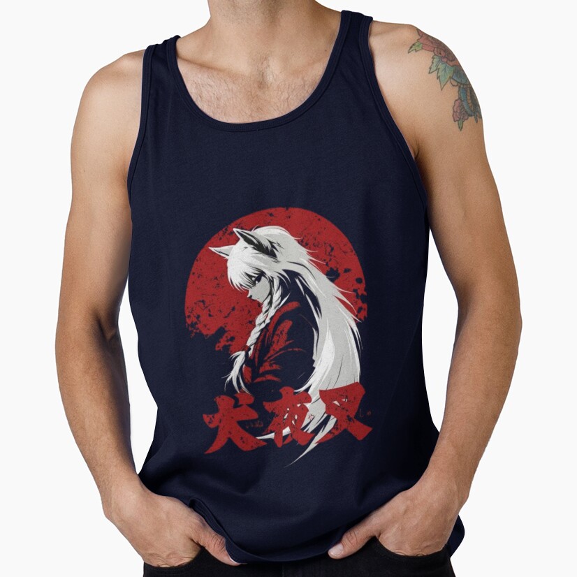 Inuyasha Feudal Era Swordsman Tank Top - Image 5