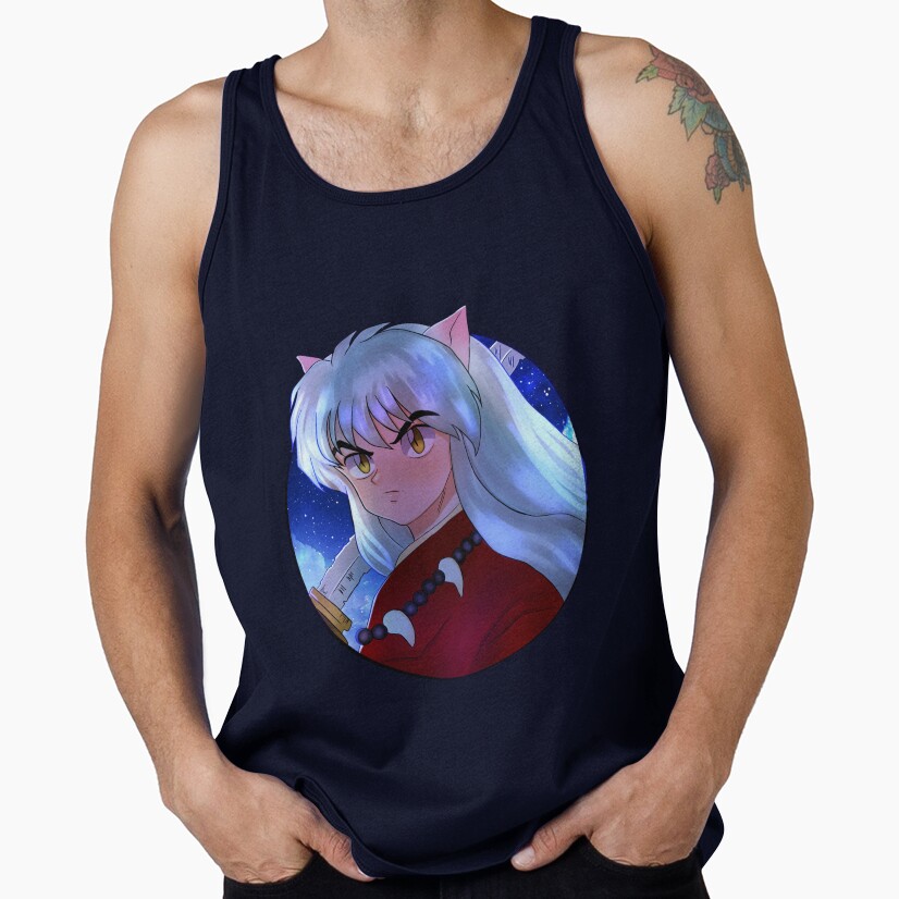 Scribble Inuyasha Hanyou Tank Top - Image 5