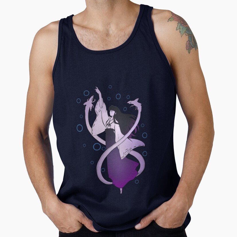 Doodle Miko Kagome Tank Top - Image 5