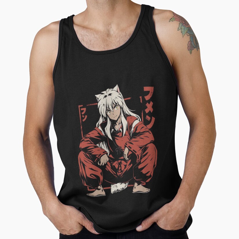 Dog Ear Inuyasha Fighter Tank Top