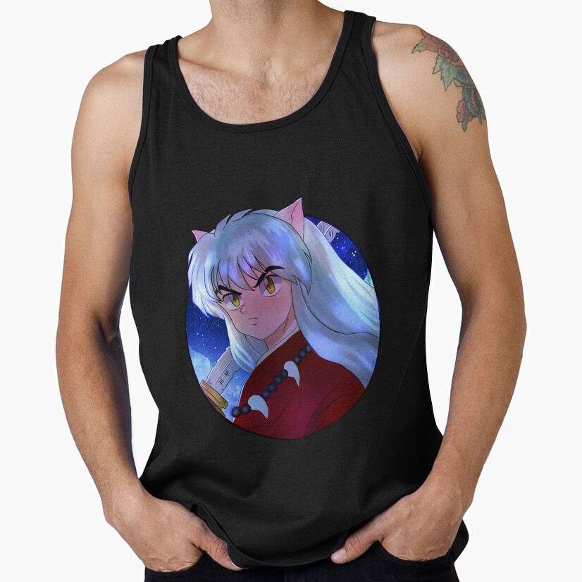 Scribble Inuyasha Hanyou Tank Top - Image 3