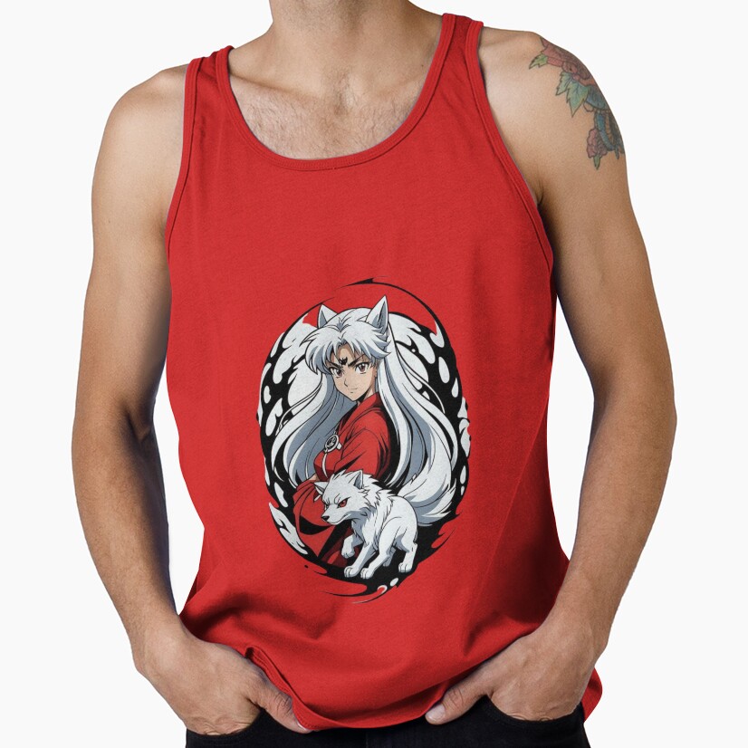 Moonlit Inuyasha Warrior Spirit Tank Top - Image 4