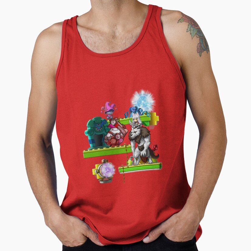 Inuyasha Maplestory Retro Adventure Tank Top - Image 4