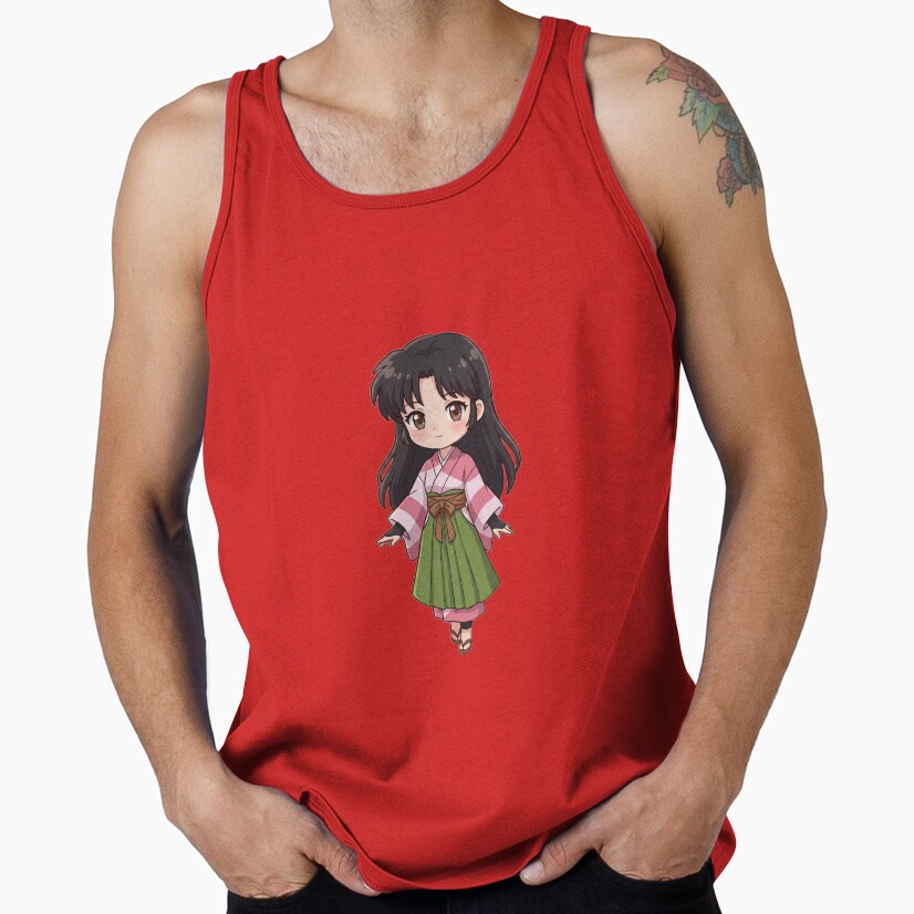 Inuyasha Chibi Sango Demon Slayer Tank Top - Image 4