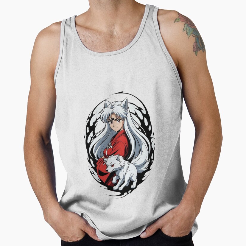 Moonlit Inuyasha Warrior Spirit Tank Top - Image 2