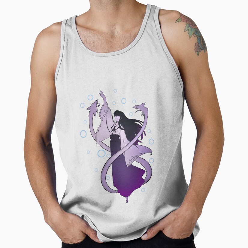Doodle Miko Kagome Tank Top - Image 2