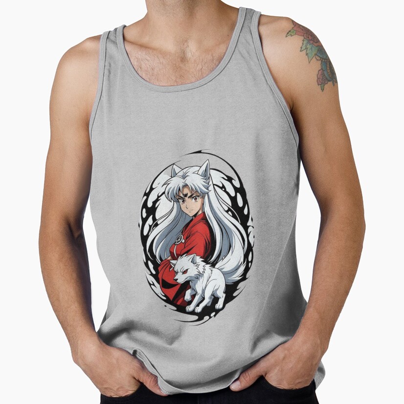Moonlit Inuyasha Warrior Spirit Tank Top - Image 3