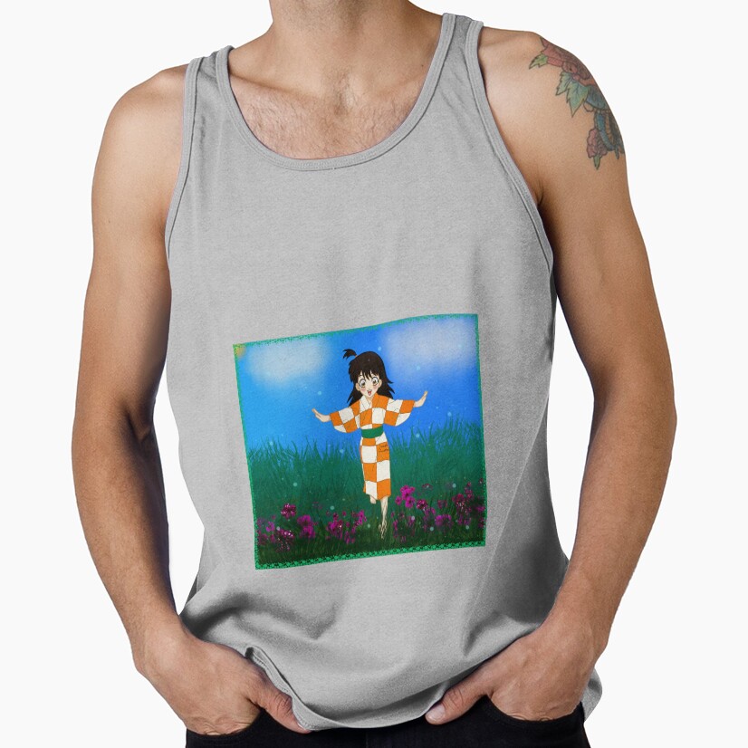 Rin Inuyasha Chibi Character Tank Top - Image 4