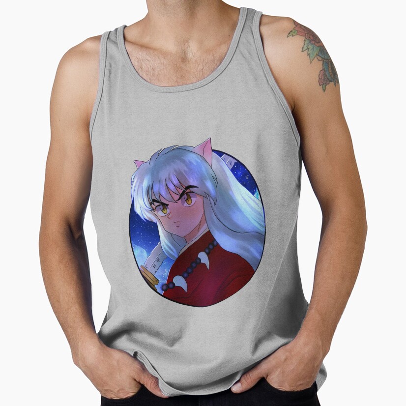 Scribble Inuyasha Hanyou Tank Top - Image 4