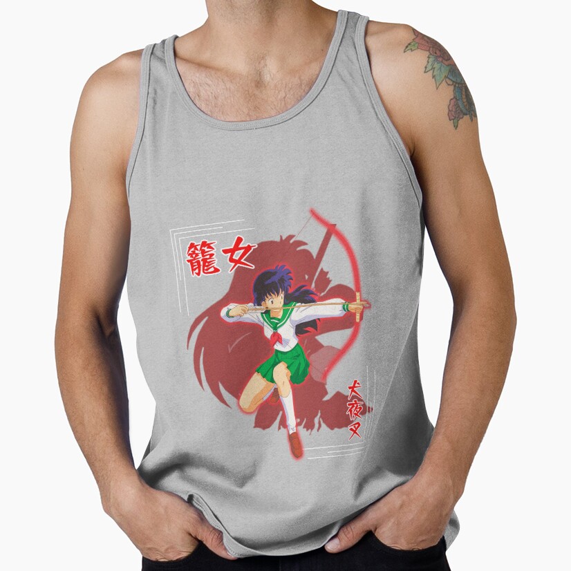 Inuyasha Anime Power Warrior Tank Top - Image 3