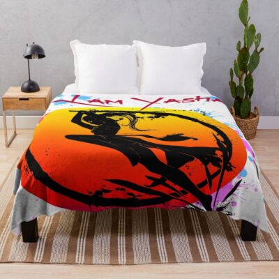 Inuyasha Classic Hanyou Portrait Throw Blanket