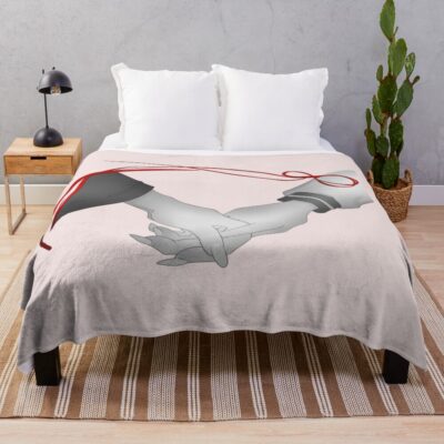 Inuyasha Kagome Love Story Throw Blanket