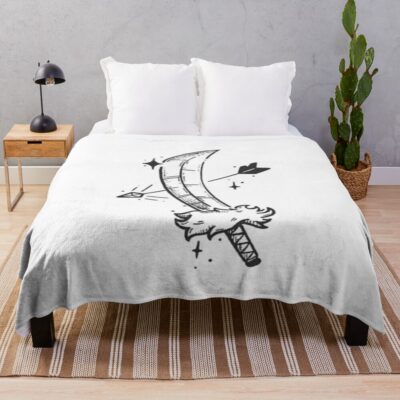 Inuyasha Tessaiga Cursed Sword Throw Blanket