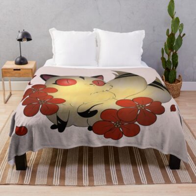 Scribble Kirara Moonlight Sketch Throw Blanket