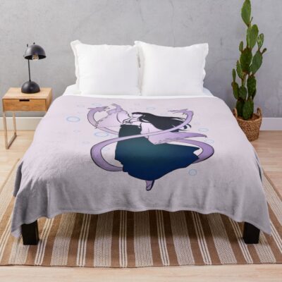 Scribble Kikyo Sacred Shrine Throw Blanket