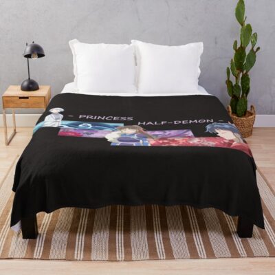 Inuyasha Three Princess Warriors Throw Blanket