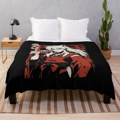 Inuyasha Half Demon Power Throw Blanket