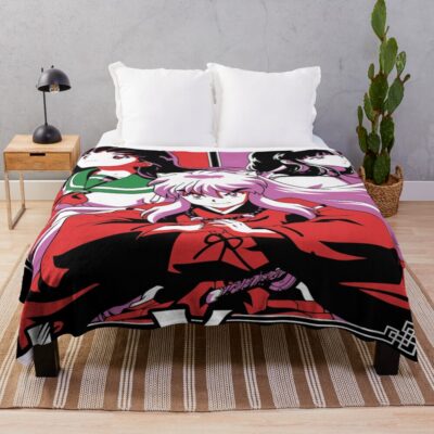Inuyasha Feudal Fairytale Trio Throw Blanket