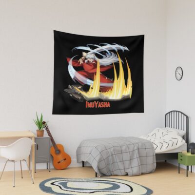Inuyasha Red Robe Warrior Tapestry