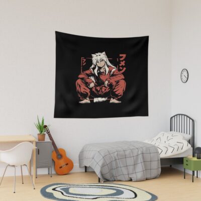 Dog Ear Inuyasha Fighter Tapestry
