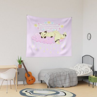 Kirara Peaceful Battle Companion Tapestry