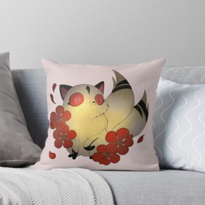 Scribble Kirara Moonlight Sketch Throw Pillow
