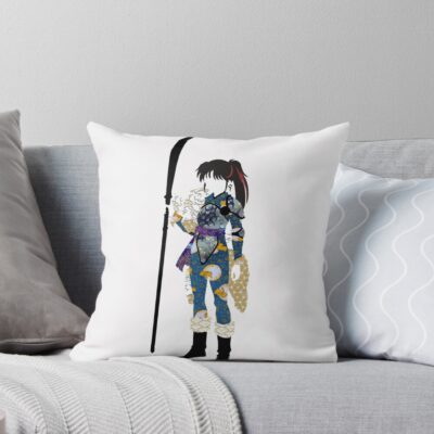 Origami Setsuna Half Demon Throw Pillow