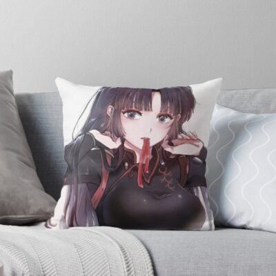 Waifu Sango Demon Slayer Throw Pillow